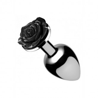 BLACK ROSE - BUTT PLUG - MEDIUM