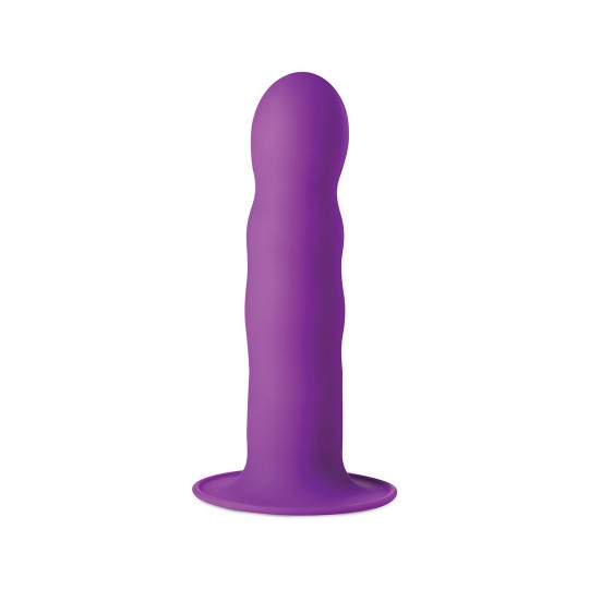 SQUEEZABLE WAVY DILDO