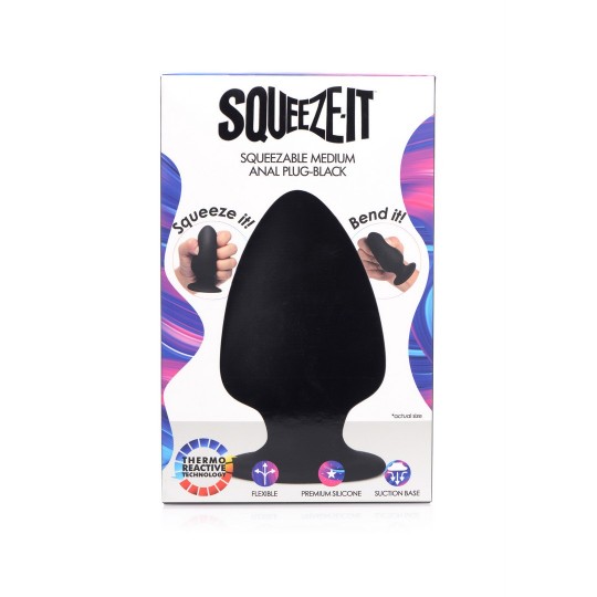 SQUEEZABLE ANAL PLUG - MEDIUM