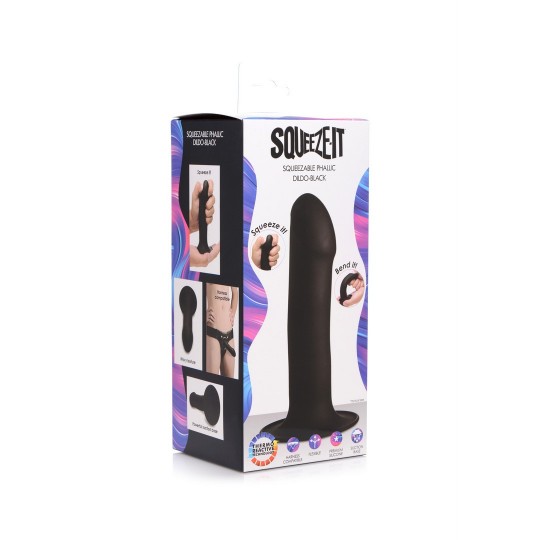 SQUEEZABLE PHALLIC DILDO