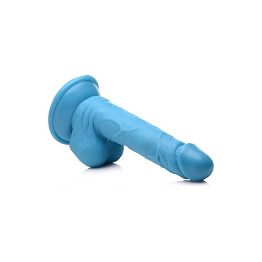 POP - DILDO WITH BALLS - 6.5 / 16.5 CM