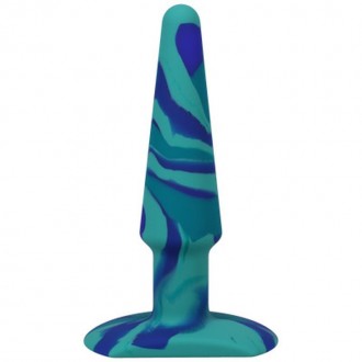 GROOVY - SILICONE ANAL PLUG - 5 / 12 CM - OCEAN