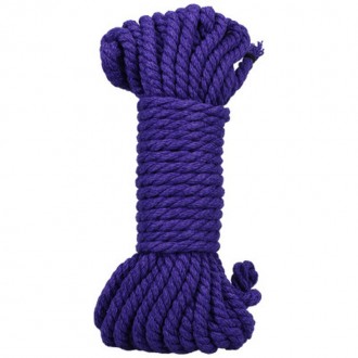 BIND AND TIE - 6 MM HEMP BONDAGE ROPE - 30 FT - VIOLET