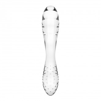 DAZZLING CRYSTAL 1 - GLASS DILDO - TRANSPARENT