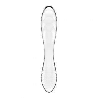 DAZZLING CRYSTAL 1 - GLASS DILDO - TRANSPARENT