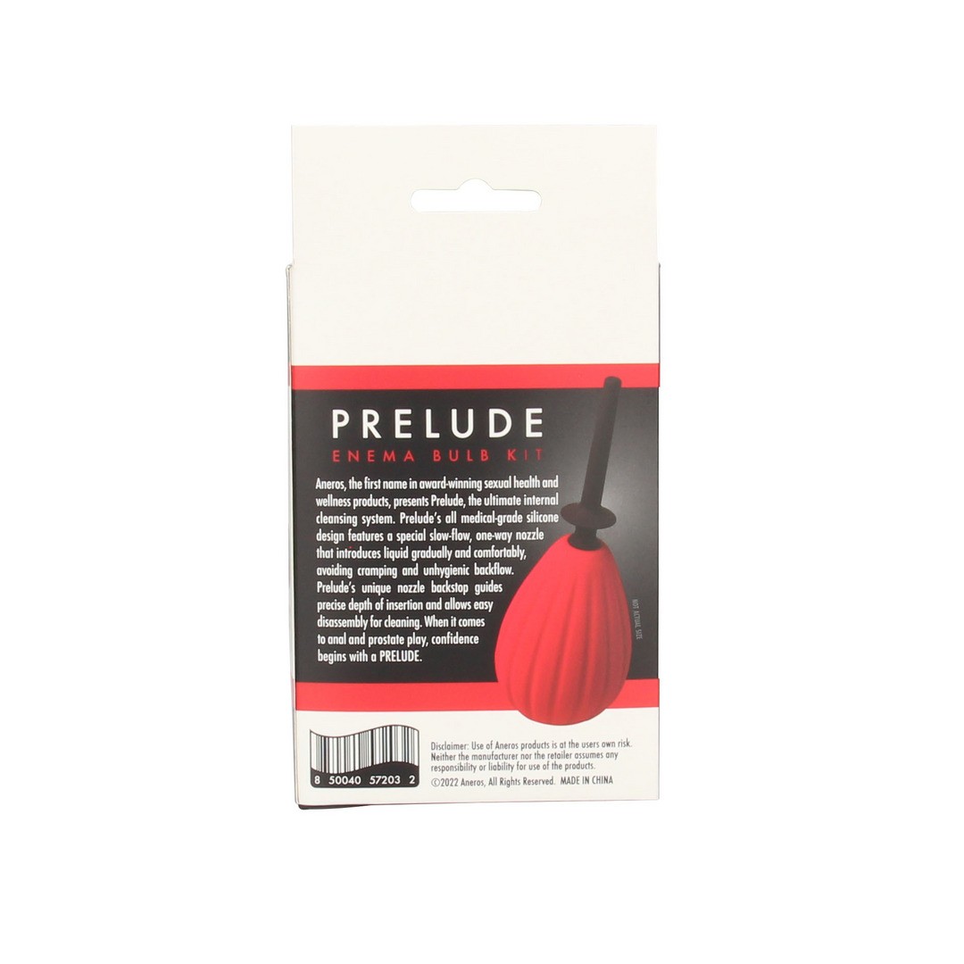 PRELUDE ENEMA BULB KIT - RED