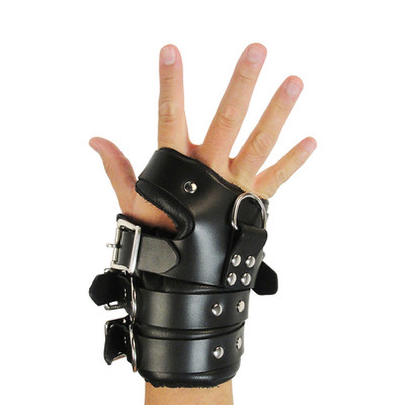 FOUR BUCKLE SUSPENSION CUFFS - BLACK