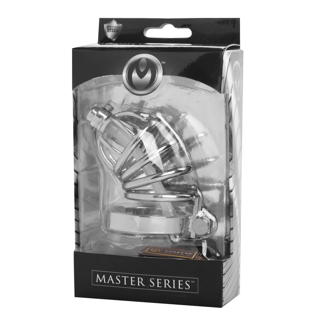 STAINLESS STEEL CHASTITY CAGE