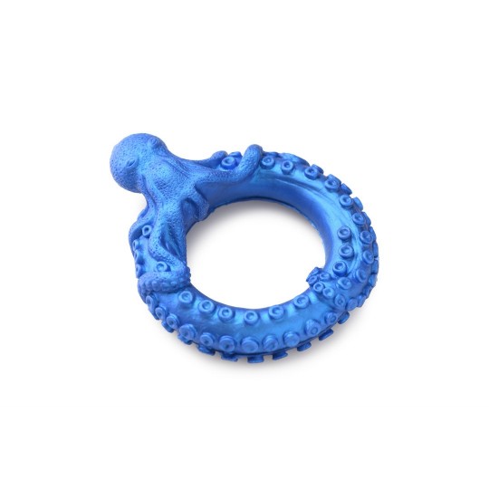 POSEIDON\&#039;S OCTO-RING - SILICONE COCK RING - BLUE