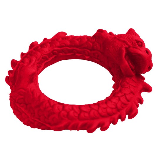 RISE OF THE DRAGON - SILICONE COCK RING - RED