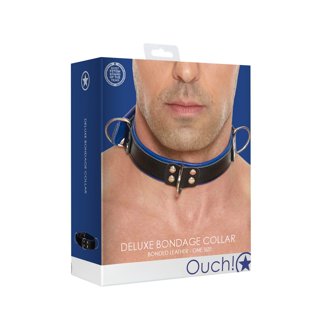 DELUXE BONDAGE COLLAR - ONE SIZE