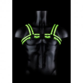 BUCKLE HARNESS - GLOW IN THE DARK - S/M