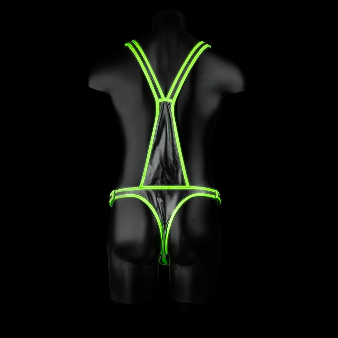 BODY-COVERING HARNESS - GLOW IN THE DARK - S/M