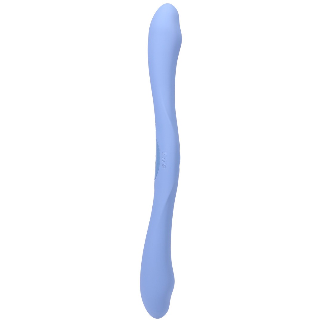 DUET - DOUBLE ENDED VIBRATOR WITH WIRELESS REMOTE - PERIWINKLE