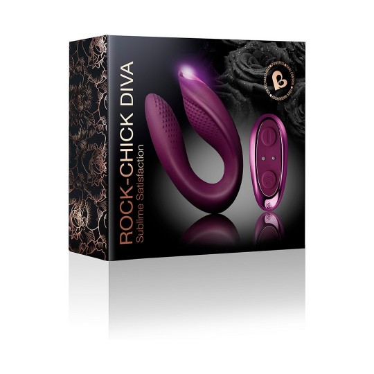 ROCK-CHICK DIVA - VIBRATOR AND CLITORAL STIMULATOR