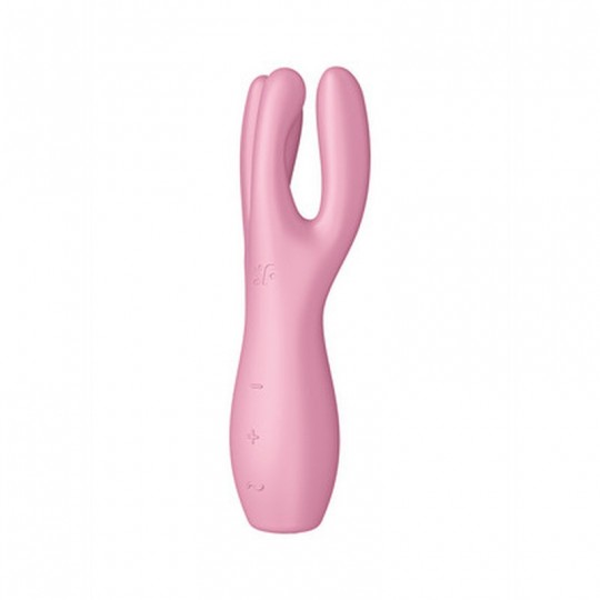 THREESOME 3 - LAY-ON VIBRATOR - PINK