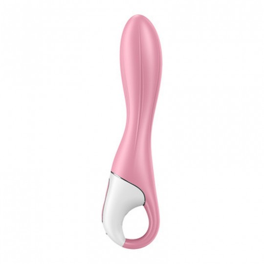 AIR PUMP VIBRATOR 2 - INFLATABLE VIBRATOR - LIGHT RED