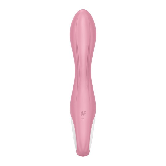 AIR PUMP VIBRATOR 2 - INFLATABLE VIBRATOR - LIGHT RED