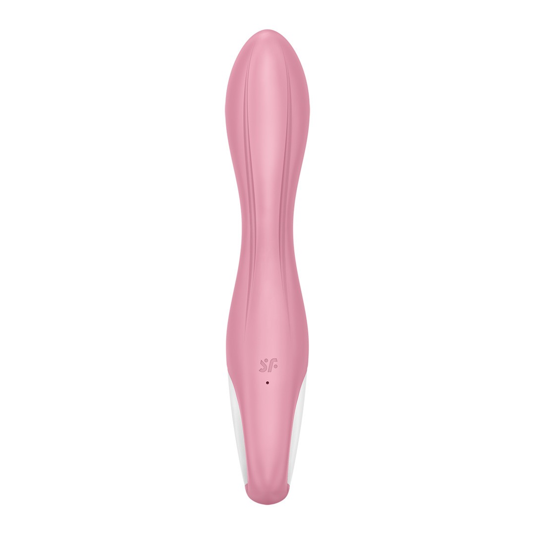 AIR PUMP VIBRATOR 2 - INFLATABLE VIBRATOR - LIGHT RED