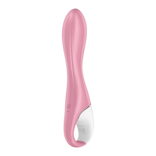 AIR PUMP VIBRATOR 2 - INFLATABLE VIBRATOR - LIGHT RED