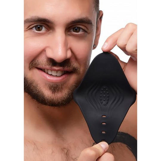 PLEASURE STROKE - VIBRATING SILICONE PENIS SLEEVE