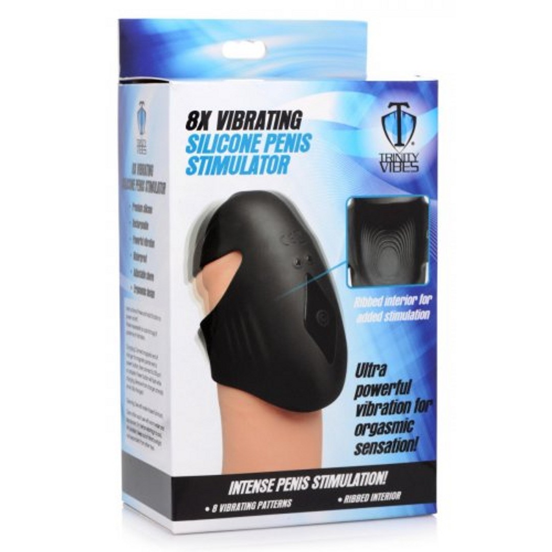 VIBRATING SILICONE PENIS SLEEVE