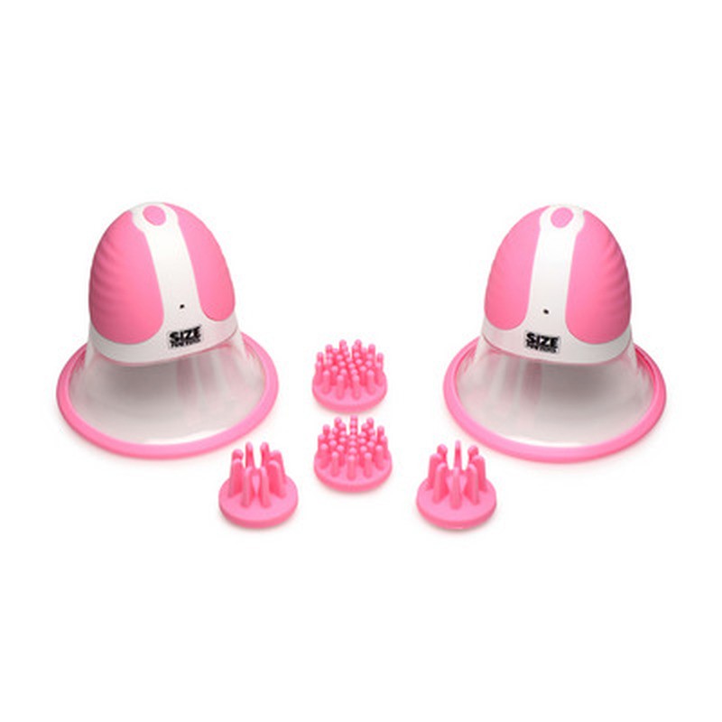 ROTATING SILICONE NIPPLE SUCKERS WITH 2 ATTACHMENTS