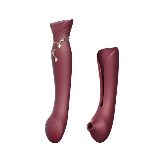 QUEEN - G-SPOT VIBRATOR AND AIR PULSE STIMULATOR