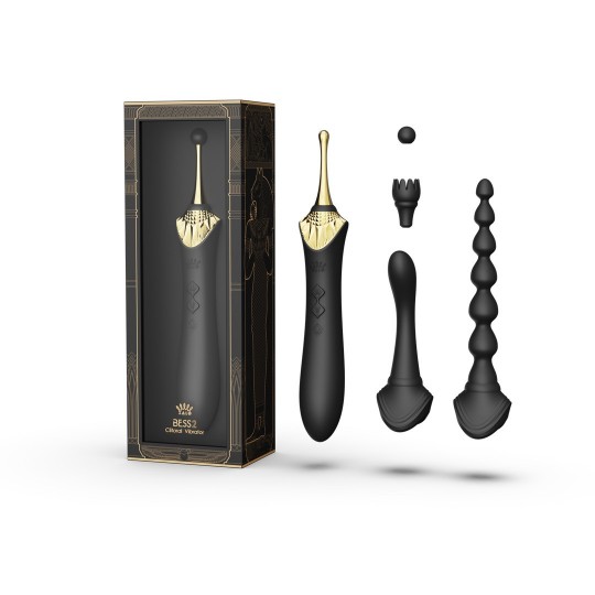 BESS 2 - CLITORAL VIBRATOR - OBSIDIAN BLACK