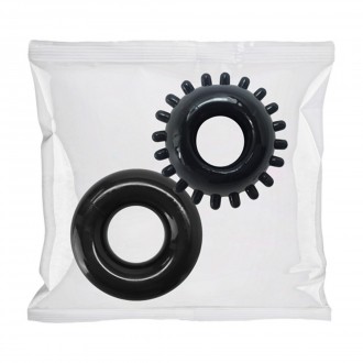 2 PACK C-RING SET - BULK REFILL 50 PIECES - BLACK