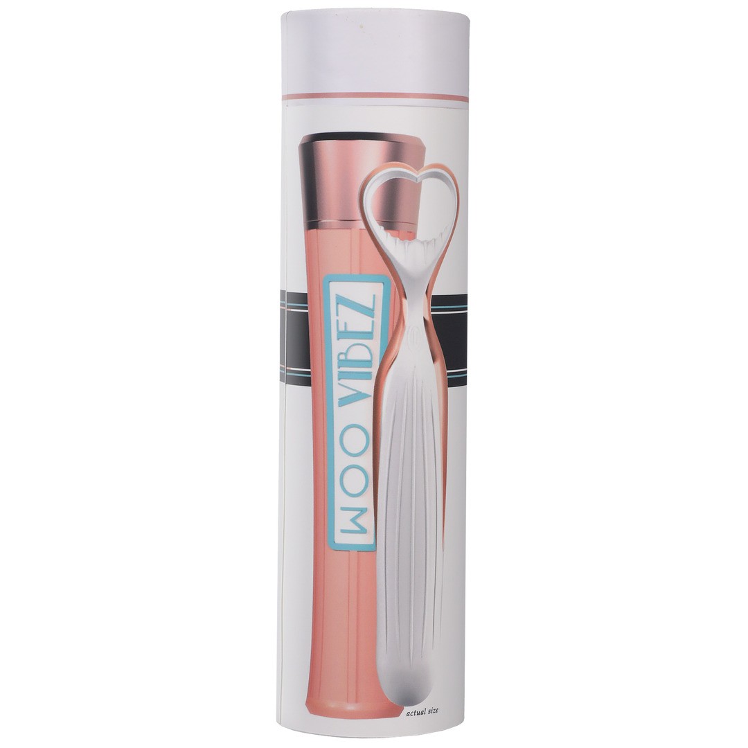 RECHARGEABLE SILICONE VIBRATOR WITH STORAGE BOX