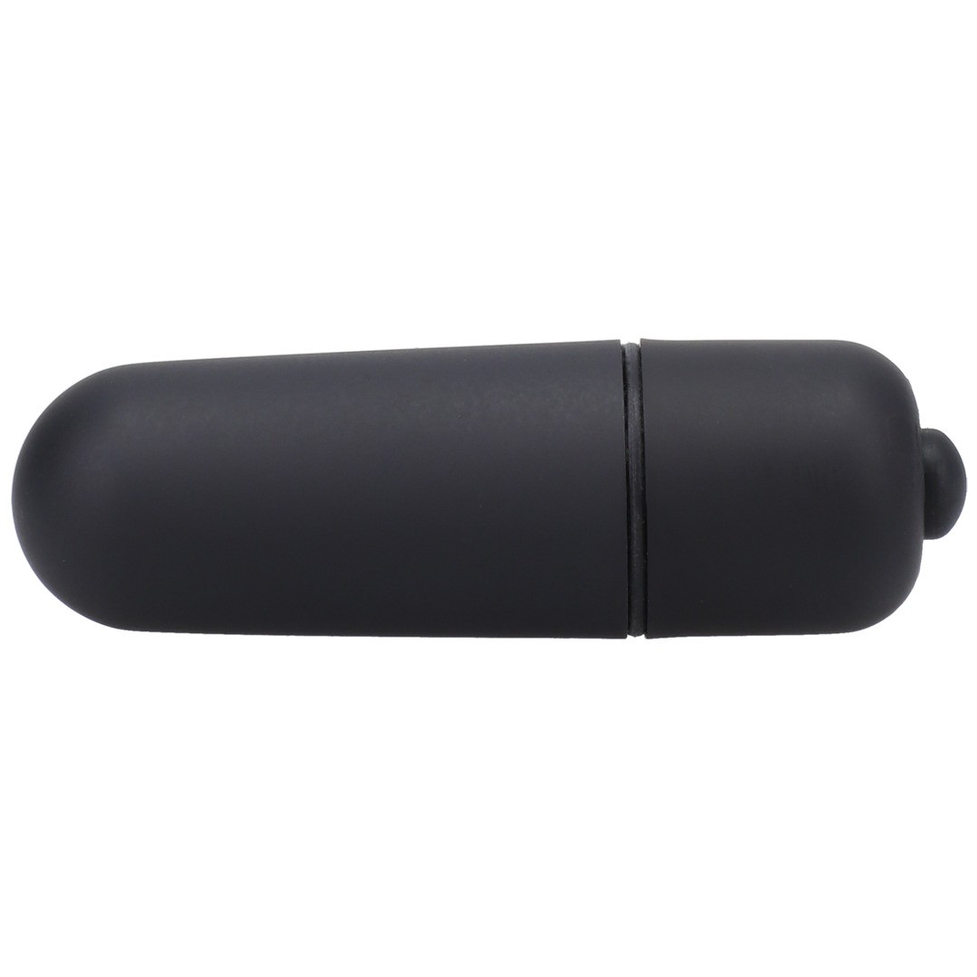 VIBRATING BUTT PLUG - 5 / 12 CM - BLACK