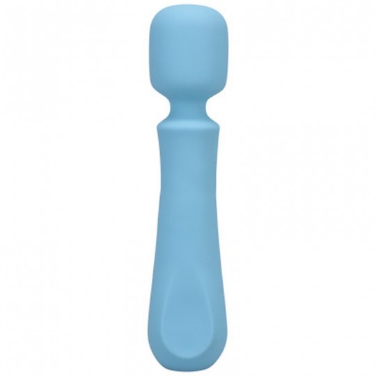 EUPHORIA - RECHARGEABLE SILICONE WAND VIBE - BLUE