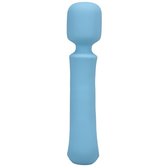 EUPHORIA - RECHARGEABLE SILICONE WAND VIBE - BLUE