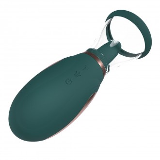 ENHANCE - RECHARGEABLE VULVA AND BREAST PUMP - FOREST GREEN