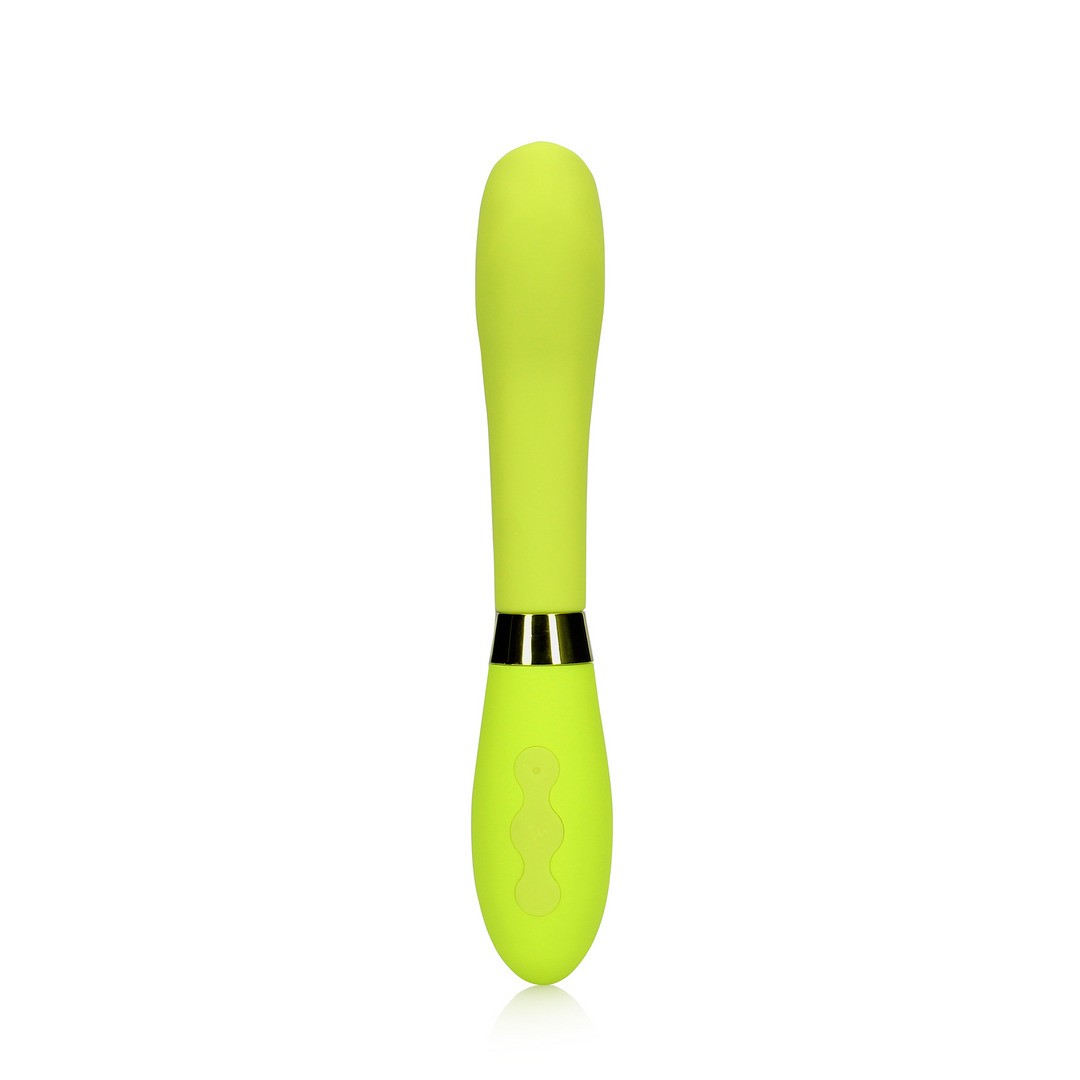 SILICONE G-SPOT VIBRATOR - LIME PASSION