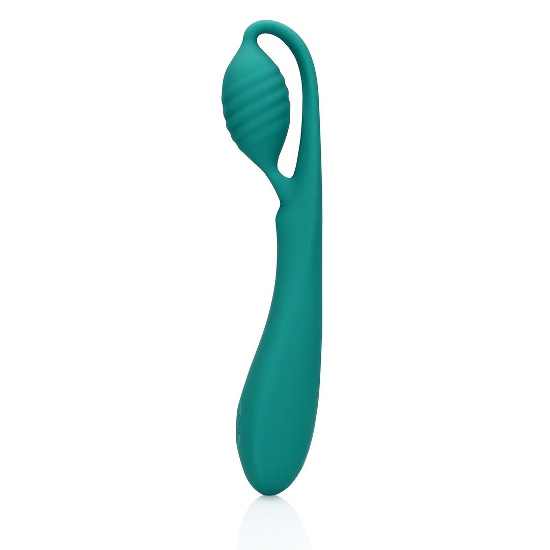 G-SPOT VIBRATOR WITH BEAD - BLUE GRASS