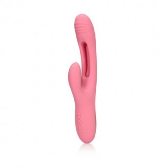 FLAPPING G-SPOT RABBIT VIBRATOR - PINK ARABESQUE