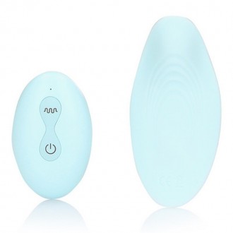PANTY VIBRATOR WITH REMOTE CONTROL - ARCTIC BLUE