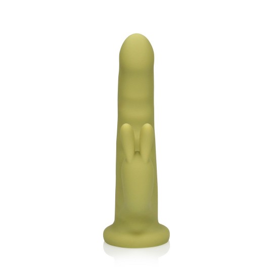 ULTRA SOFT SILICONE ROTATING RABBIT VIBRATOR - SPRING SAGE