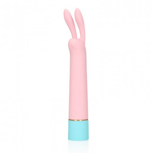 MINI RABBIT VIBRATOR WITH USB CHARGER - ARCTIC BLUE