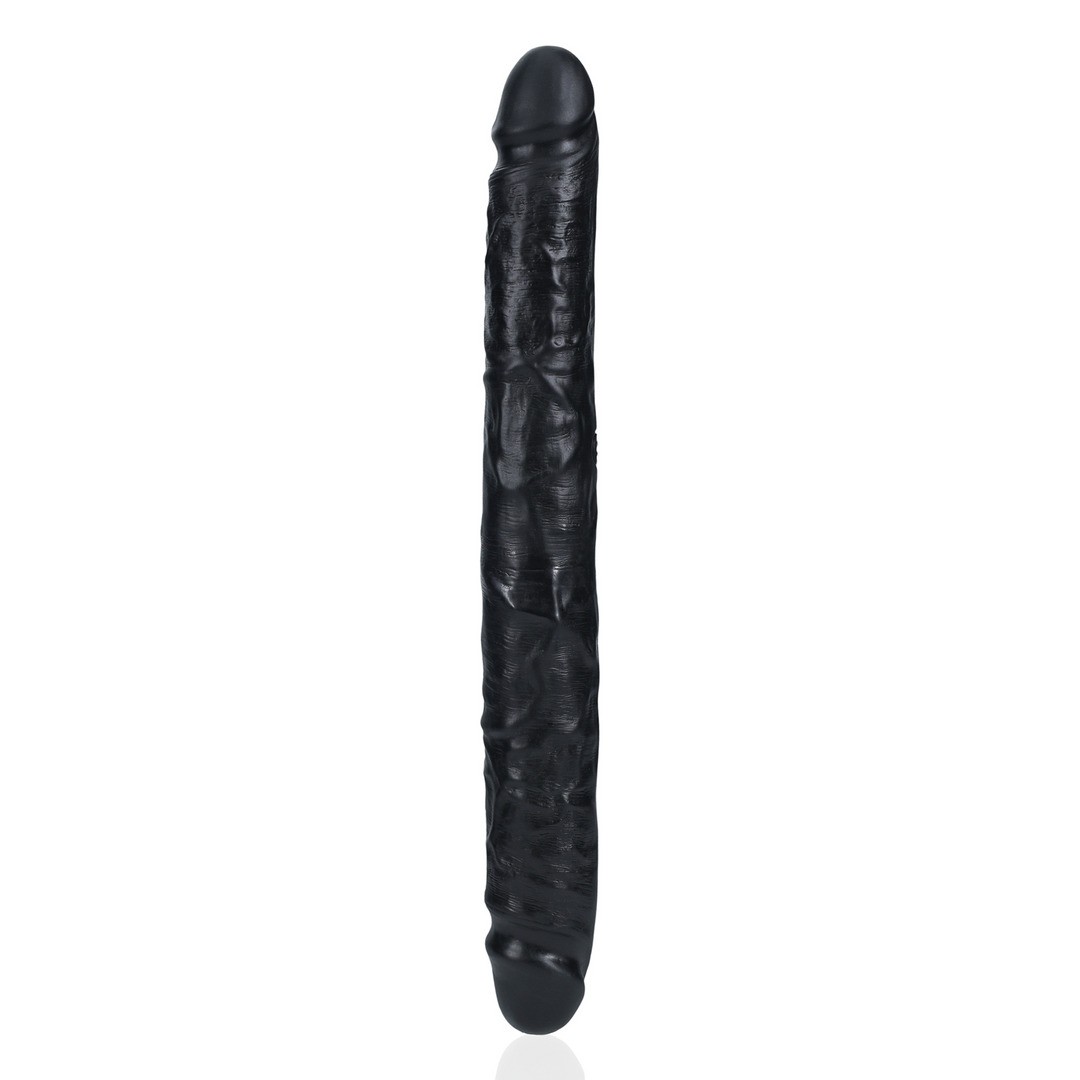 SLIM DOUBLE ENDED DONG 12 / 30,5 CM - BLACK