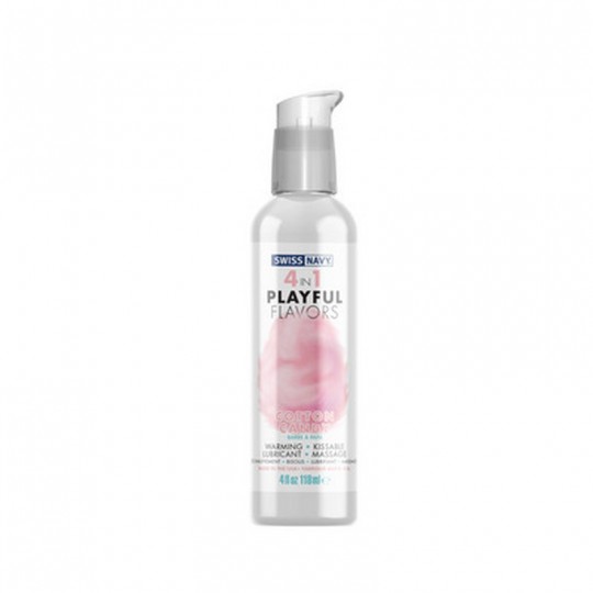 4 IN 1 LUBRICANT WITH COTTON CANDY FLAVOR - 4 FL OZ / 118 ML