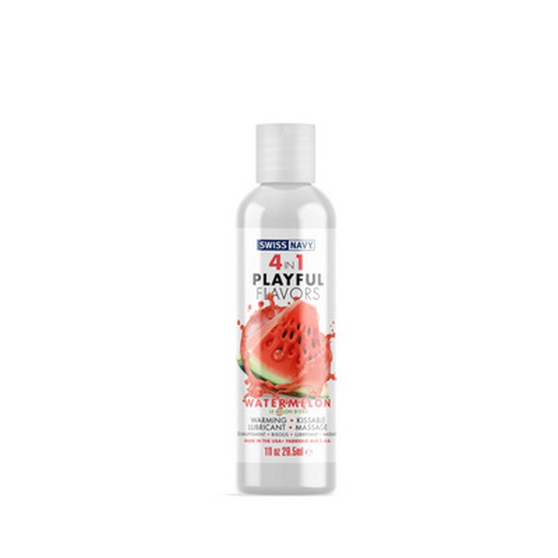 4 IN 1 LUBRICANT WITH WATERMELON FLAVOR - 1 FL OZ / 30 ML