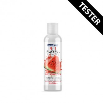 4 IN 1 LUBRICANT WITH WATERMELON FLAVOR - 1 FL OZ / 30 ML - TESTER