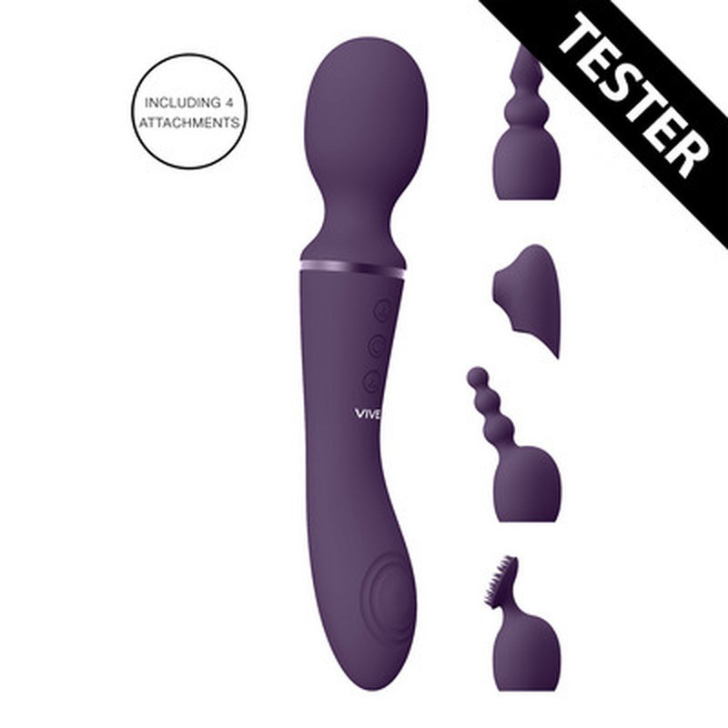 NAMI - PULSE WAVE  VIBRATING WAND - PURPLE - TESTER