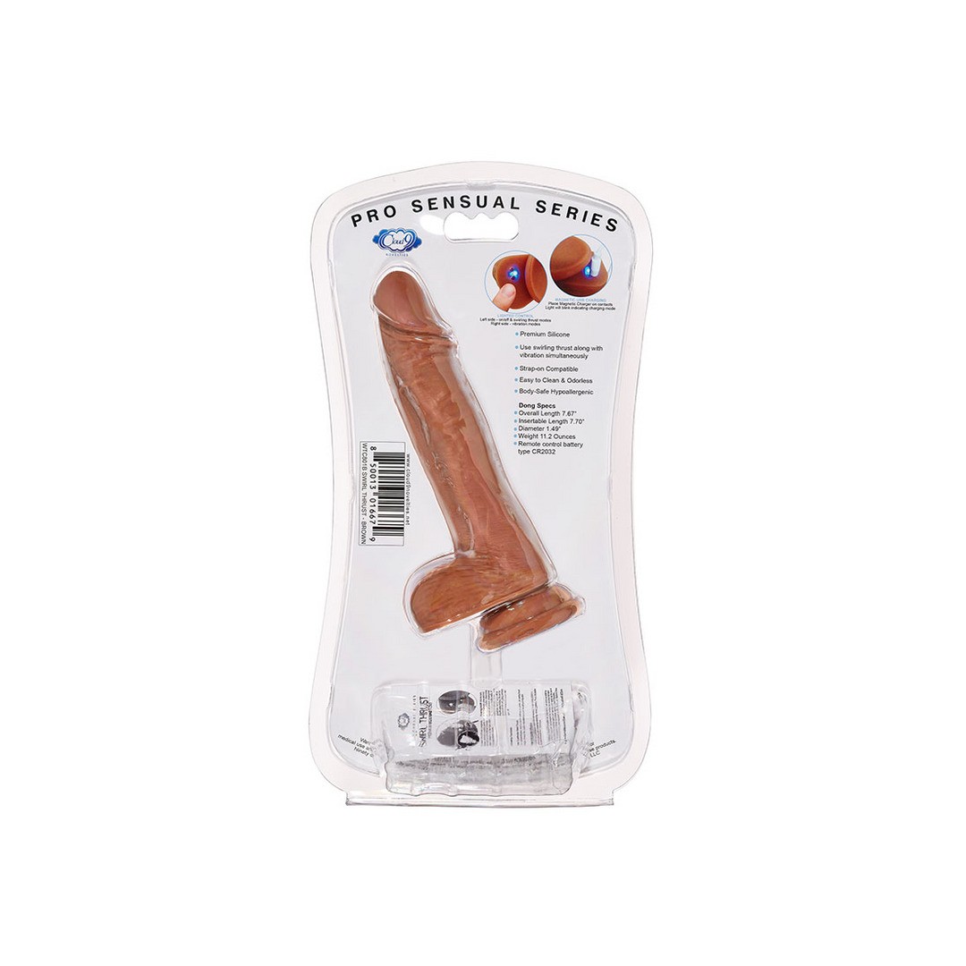 PRO SENSUAL SWIRL THRUST - DILDO - 7 / 18 CM