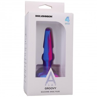 GROOVY - SILICONE ANAL PLUG - 4\'\' / 10 CM