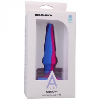 DOC JOHNSON - GROOVY - SILICONE ANAL PLUG - 5\'\' / 12 CM