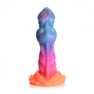 AQUA COCK - GLOW-IN-THE-DARK SILICONE DILDO